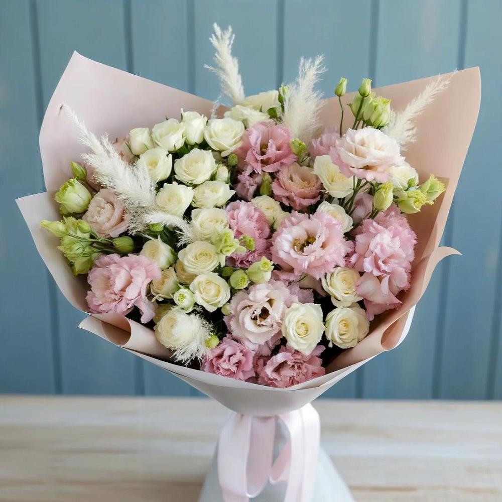 Букет цветов из: Альстромерии и Розы в Нытве