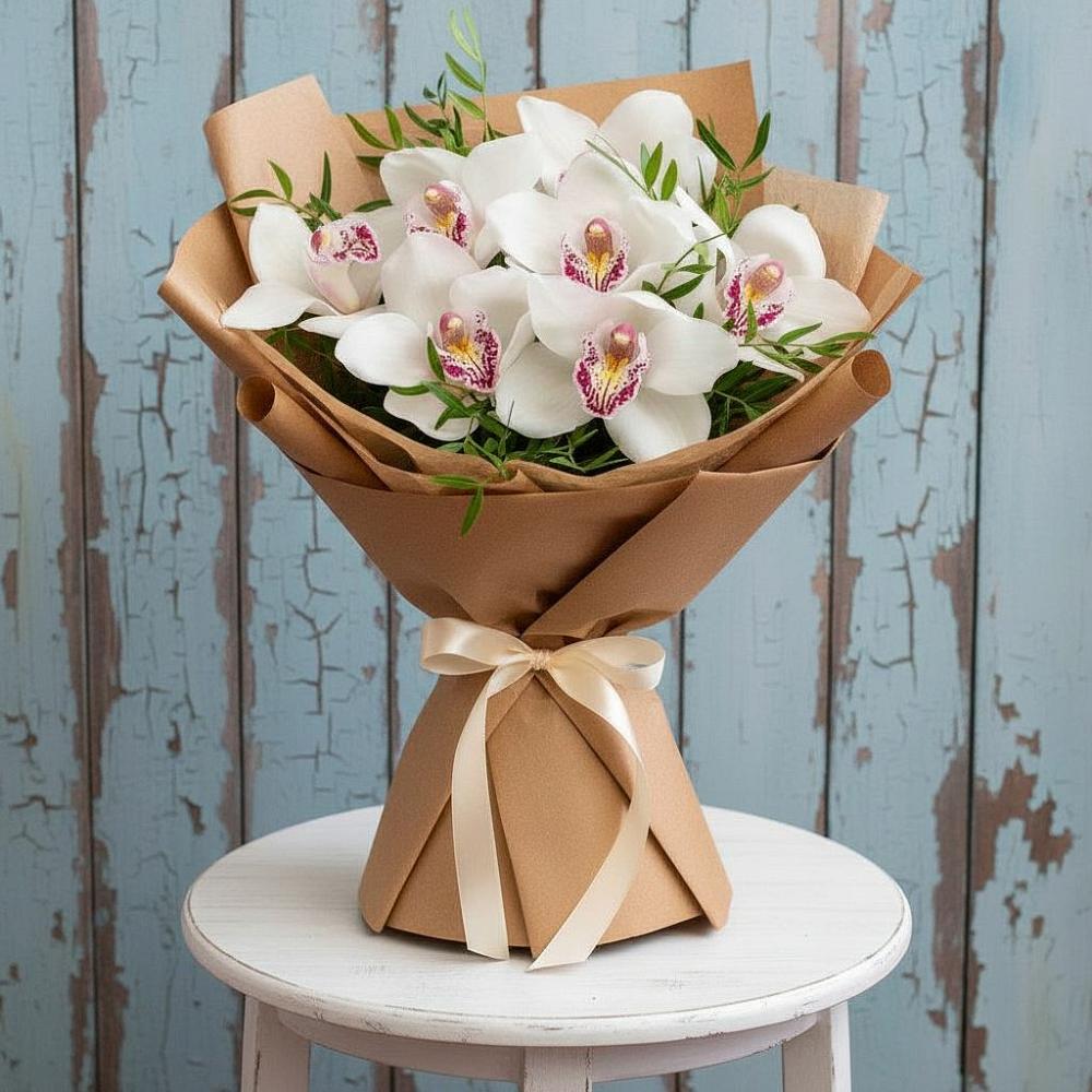 Букет цветов из: Орхидеи и Розы в Нытве