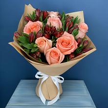 Букет цветов из:  Розы и Альстромерии #REPLACE_PRED# Нытве