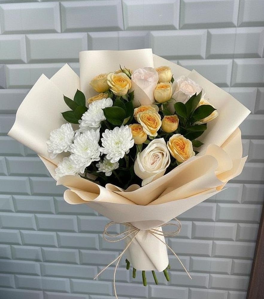 Букет цветов из: Розы и Хризантемы в Нытве