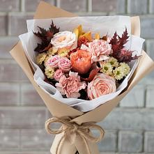 Букет цветов из:  Гвоздики, Хризантемы и Розы в Нытве