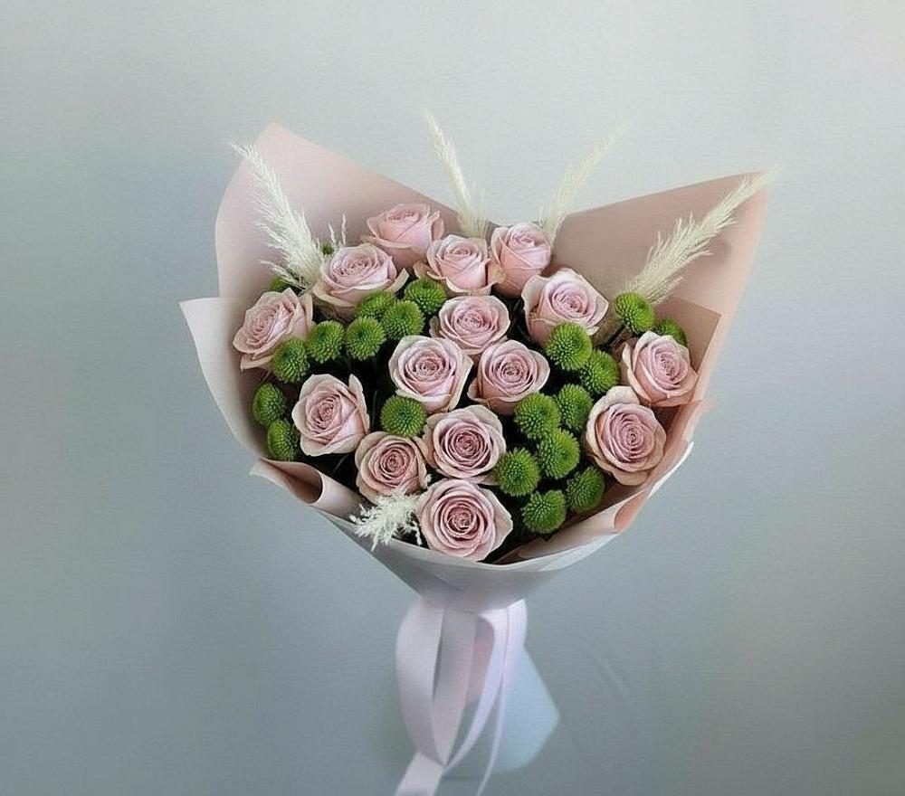 Букет цветов из: Розы и Хризантемы в Нытве