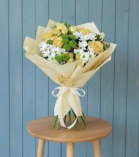 Букет цветов из:  Хризантемы и Розы в Нытве