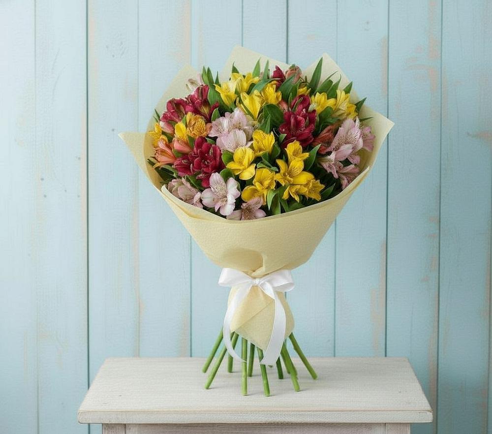 Букет цветов из: Альстромерии в Нытве