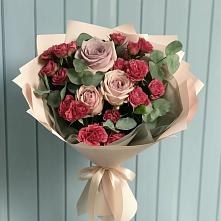 Букет цветов из:  Гвоздики и Розы #REPLACE_PRED# Нытве