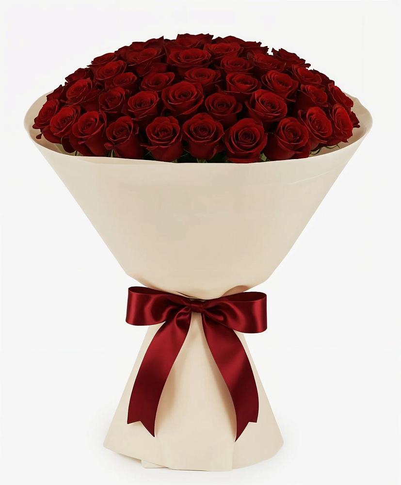 Букет 101 Бордовая роза Блэк Бакарра в Нытве