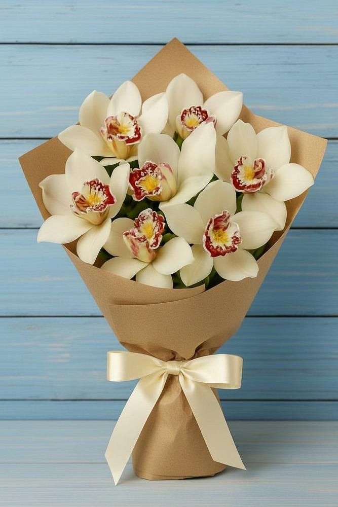 Букет цветов из: Орхидеи и Розы в Нытве