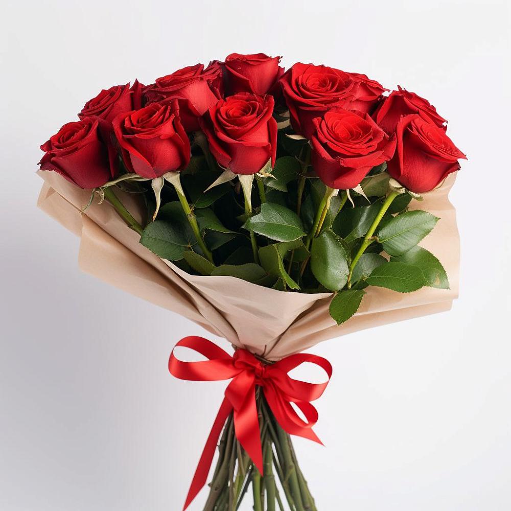 Букет 11 Красных роз Эдлесс Лав в Нытве